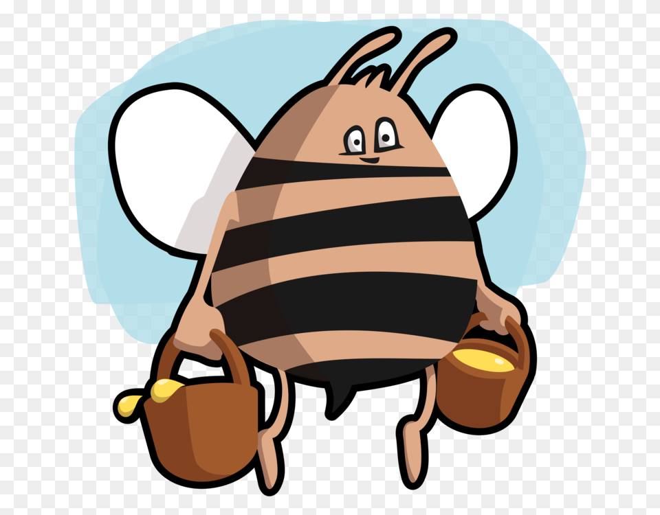 Western Honey Bee Bumblebee Bee Sting Africanized Bee, Animal, Honey Bee, Insect, Invertebrate Free Png Download