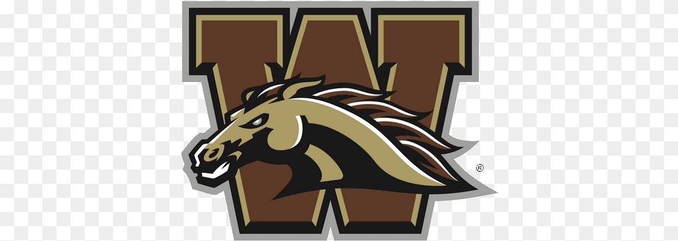Western Michigan Broncos Logo Western Michigan University, Animal, Mammal Png Image
