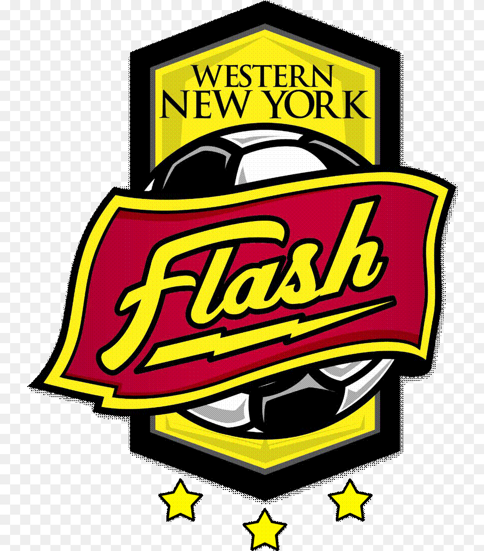 Western New York Flash Academy Announces Partnership With Western New York Flash, Logo, Symbol, Can, Tin Free Png