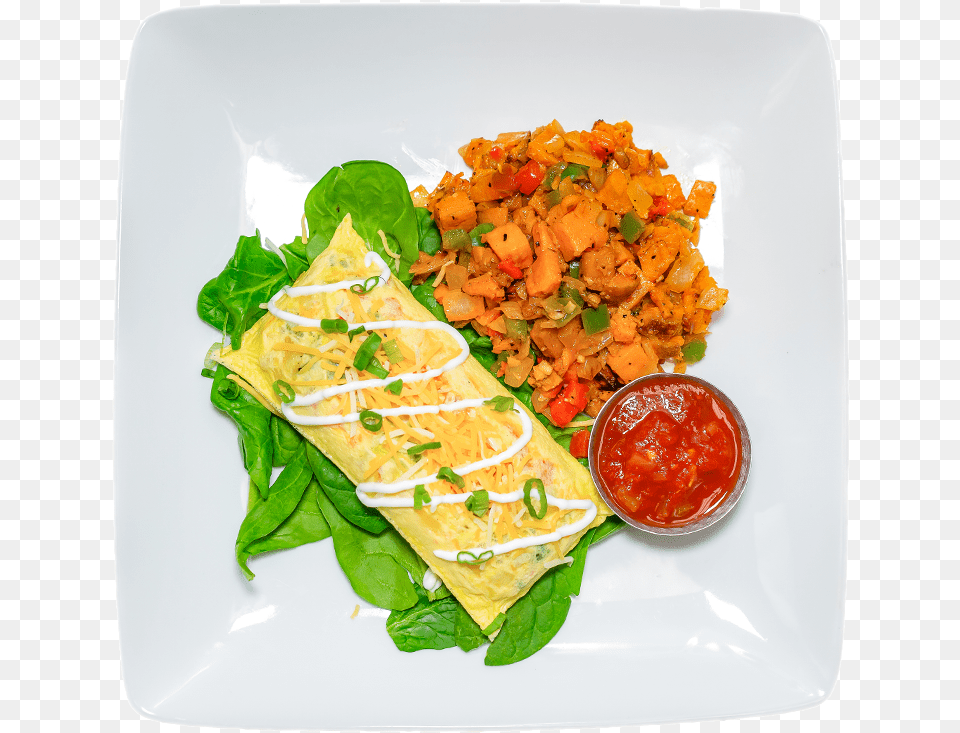 Western Omelette Plate Lunch, Food, Food Presentation, Ketchup Free Transparent Png