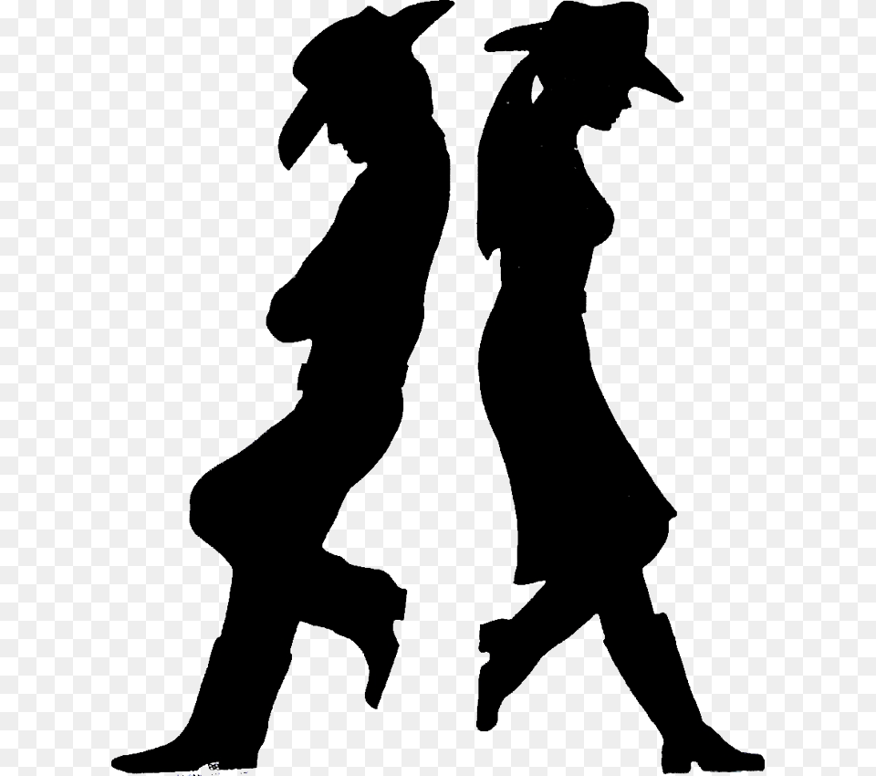 Western Pleasure Horse Silhouette Cowboy Cowgirl Silhouette, Person, Dancing, Leisure Activities, People Png Image