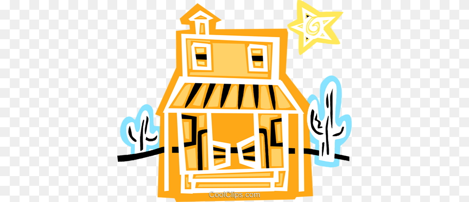 Western Saloon Royalty Vector Clip Art Illustration, Outdoors, Dynamite, Weapon Free Transparent Png