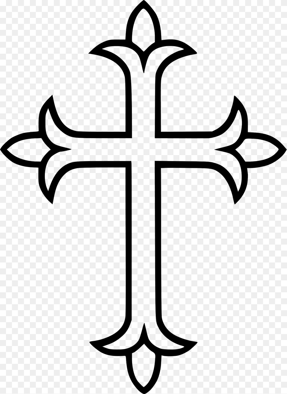 Western Syriac Cross Clipart, Symbol Png