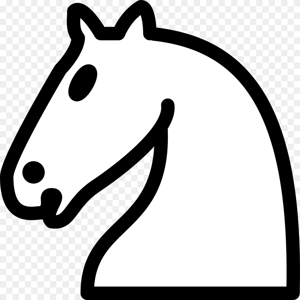 Western White Side Knight Clipart, Stencil, Animal, Mammal, Bow Png Image