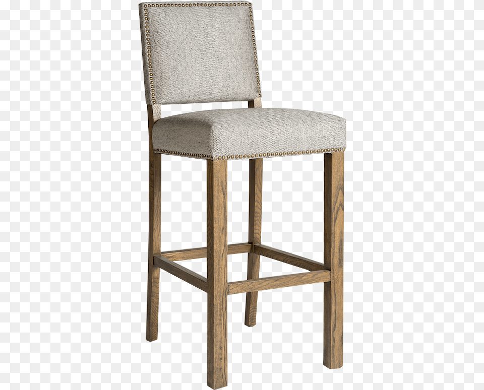 Westin Pepper Nail Head Counter Stool Bar Stool, Furniture, Chair Png