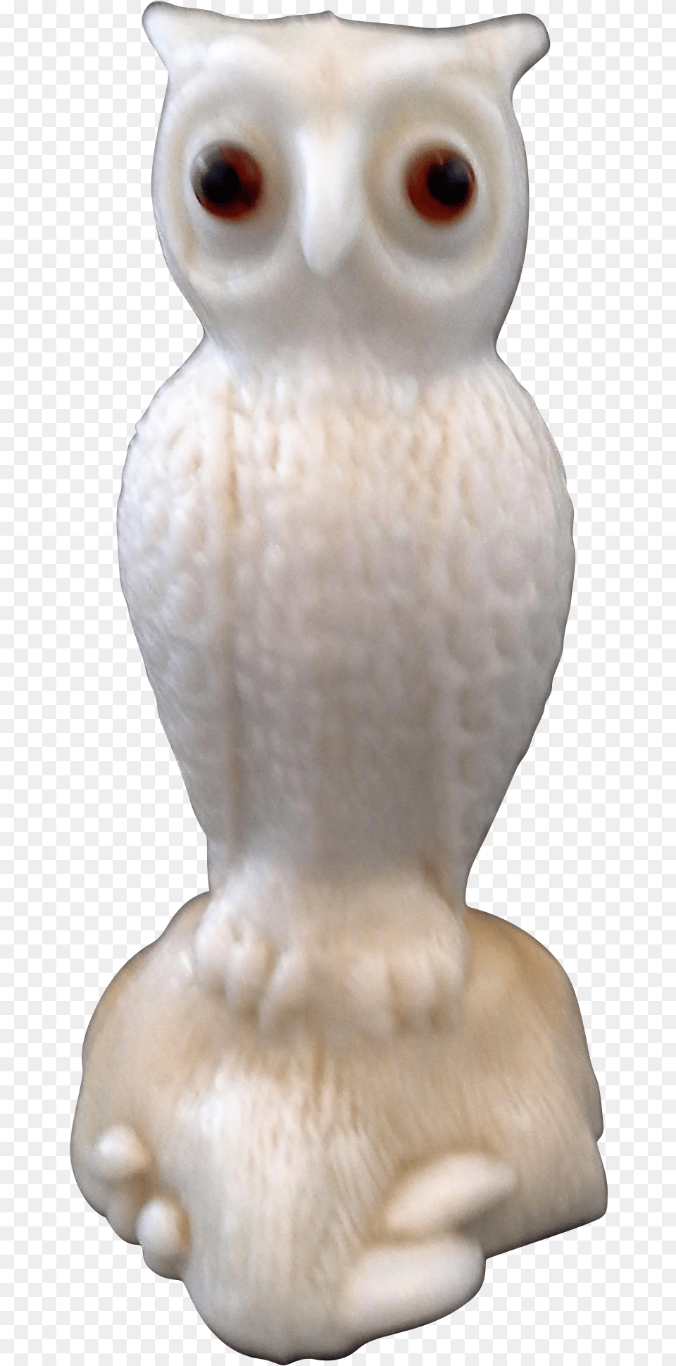 Westmoreland Fenton Owl Solid Glass Figurine White Glass, Animal, Bird Free Png