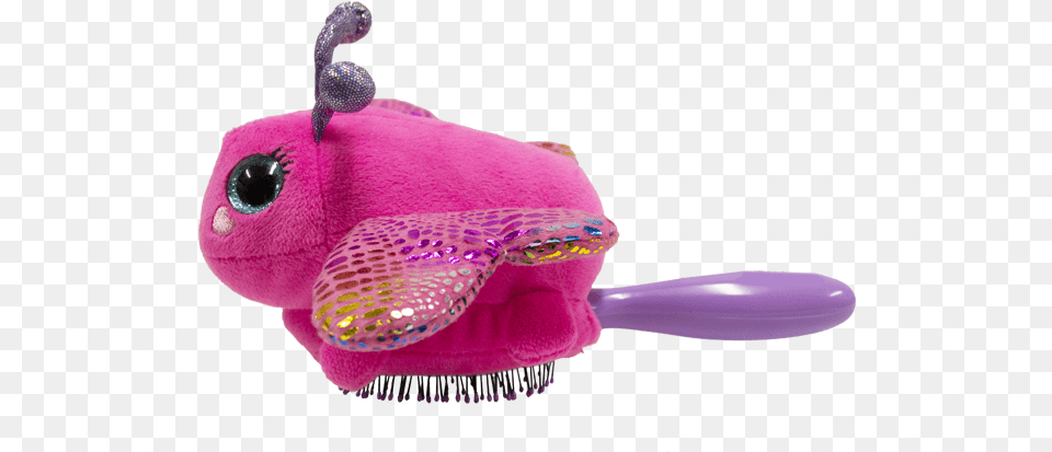 Wet Brush Plush Butterfly, Device, Tool, Purple, Toy Free Png