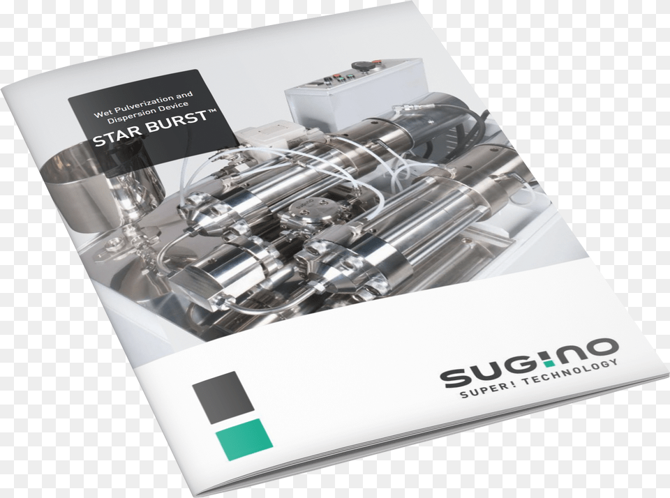 Wet Milling And Dispersing Device Star Burst Sugino Corp Engine, Advertisement, Poster, Machine, Motor Free Png