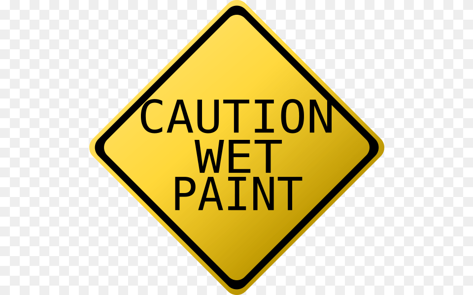 Wet Paint Clip Art, Sign, Symbol, Road Sign Free Transparent Png