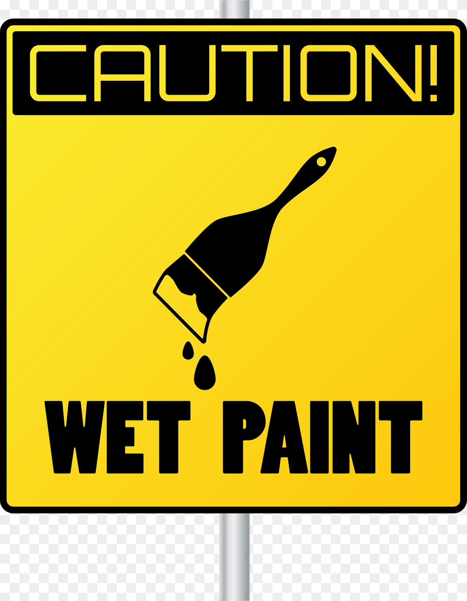 Wet Paint Clipart, Sign, Symbol, Road Sign Free Transparent Png