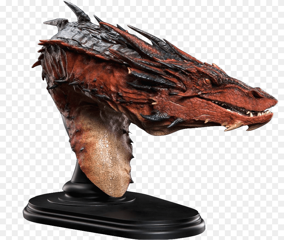 Weta Smaug Bust Toyslife Smaug Sculpture, Animal, Dinosaur, Reptile Png