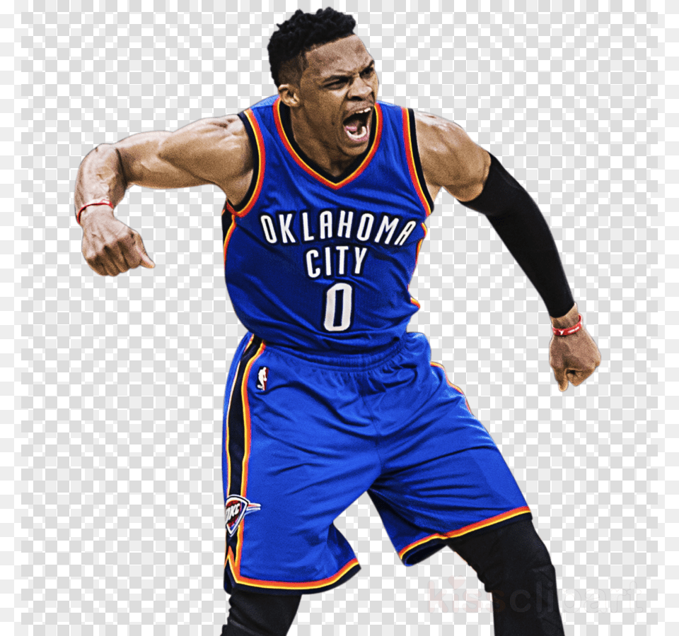 Wetbrook Clipart Russell Westbrook Oklahoma City Oklahoma City Thunder Season, Angry, Person, Face, Head Png Image