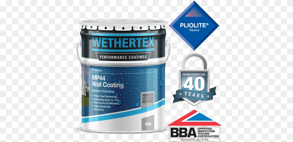 Wethertex Mp44 Textured Exterior Wall Coating Signage, Paint Container, Can, Tin Png