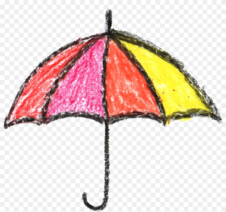 Wetlands Drawing Crayon Crayon Drawing Of Umbrella, Canopy Png Image