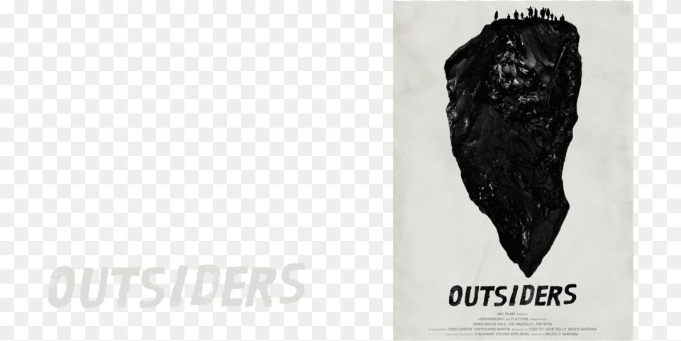 Wgn Outsiders Show Logo Proposal Igneous Rock, Anthracite, Coal, Advertisement, Poster Png