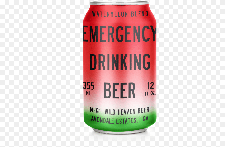 Wh Edb Watermelon Rendering Front, Can, Tin, Alcohol, Beer Png