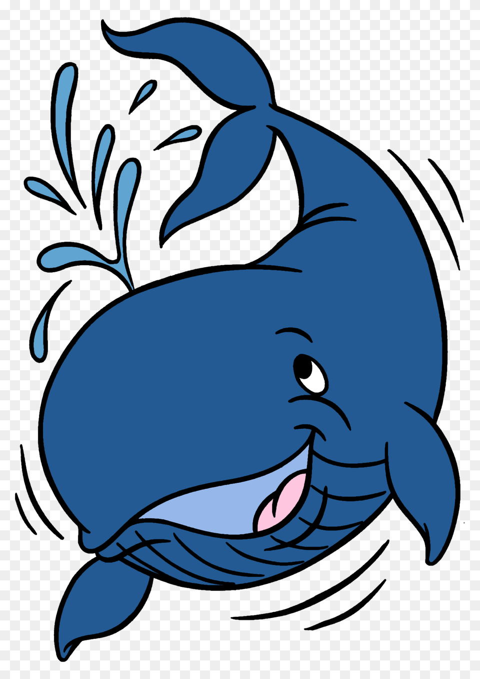 Whale Clipart Fishing Cartoons Clip Art Whale And Sea, Animal, Dolphin, Mammal, Sea Life Free Png