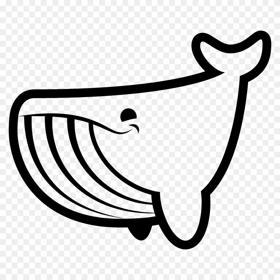 Whale Emoji Clipart, Animal, Sea Life, Kangaroo, Mammal Png Image