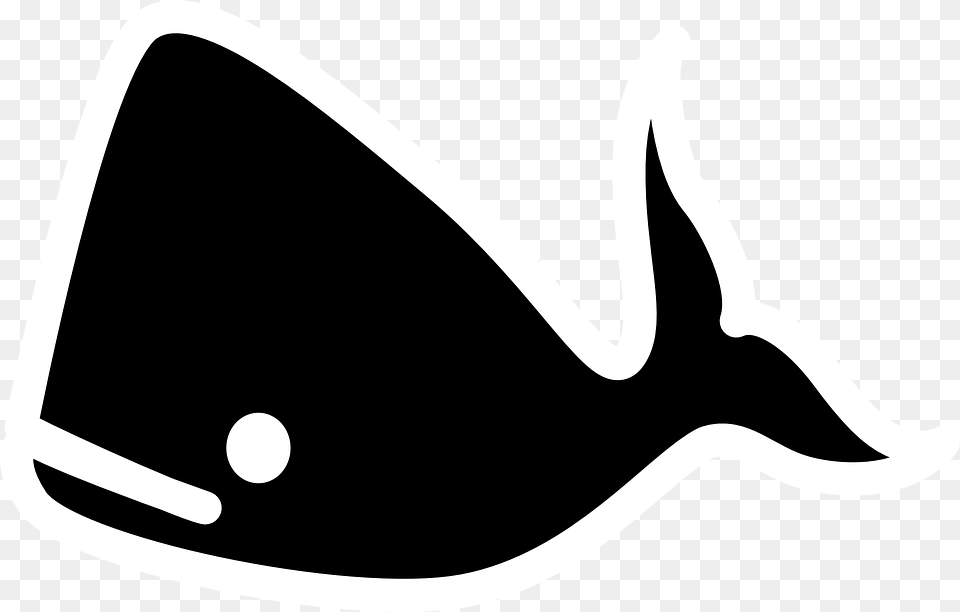 Whale Fish Animal Ocean Black Silhouette Sea Whale Black Clipart, Accessories, Glasses, Goggles, Smoke Pipe Png