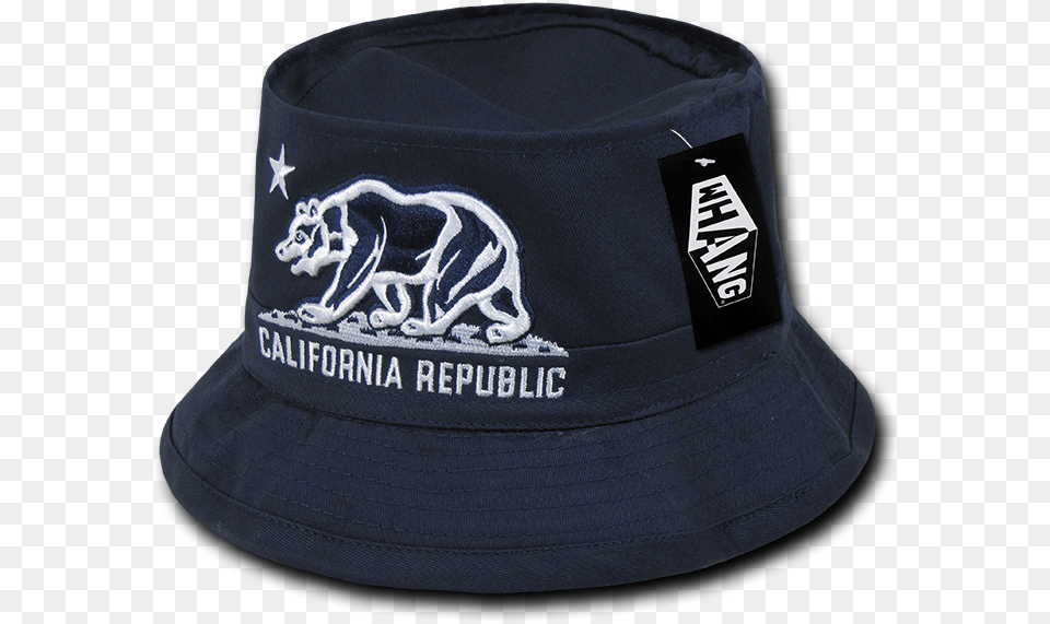 Whang California Bear Fisherman Hat Hats Caps Cap For Hat, Clothing, Sun Hat, Baseball Cap, Animal Png Image