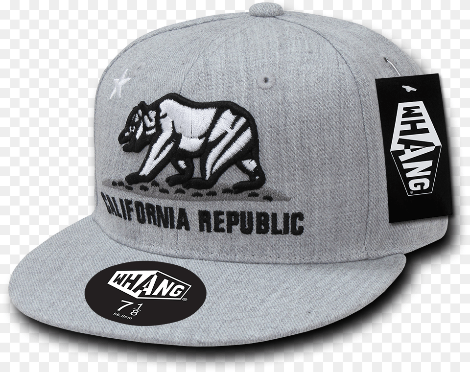 Whang California Bear Retro Fitted Baseball Cap Caps Hat, Baseball Cap, Clothing, Animal, Mammal Free Png Download