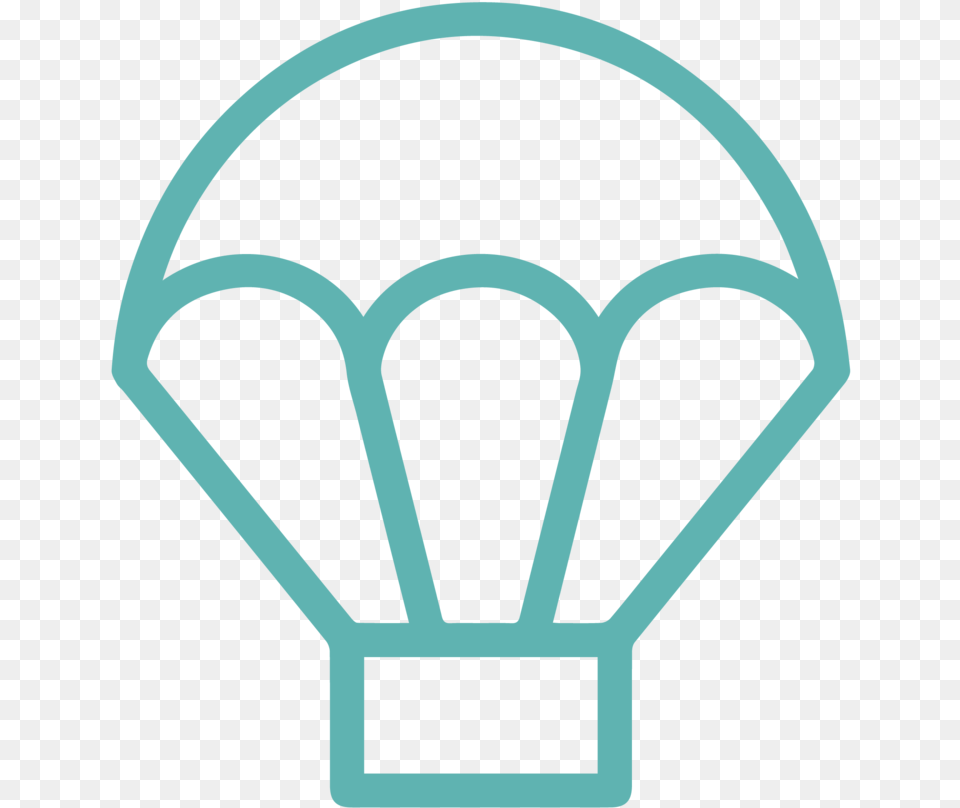 What A Great Day Of Serving People Who Want A Better Outline Image Of Parachute, Light, Person Free Png Download