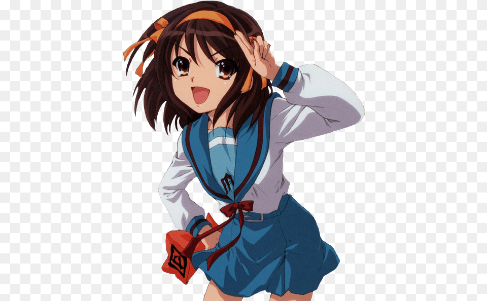 What Anime Characters Can Defeat Flash Battles Comic Vine Haruhi Suzumiya, Book, Comics, Publication, Person Free Png Download