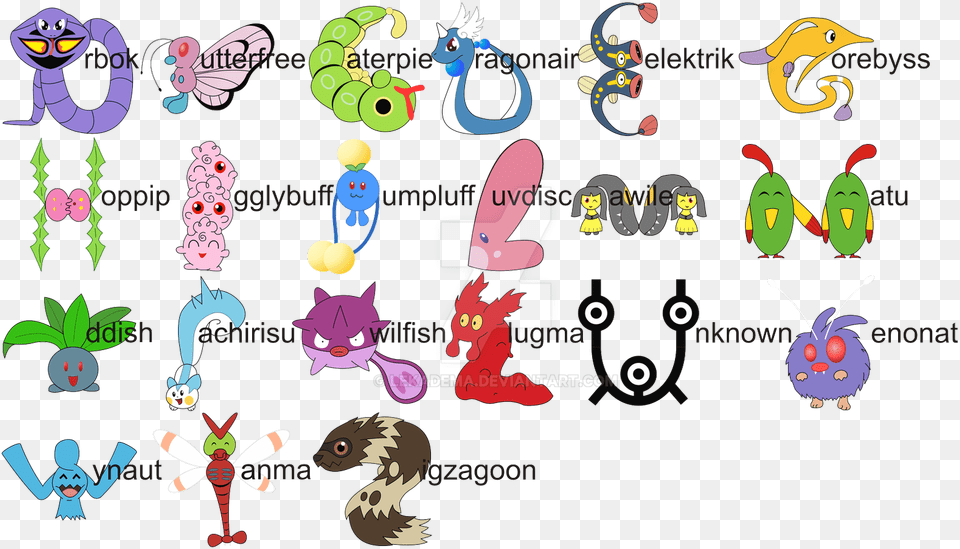 What Are Some Pokemon Whose Names Start With The Letter Pokemon Art Letter, Graphics, Baby, Person, Animal Free Png Download