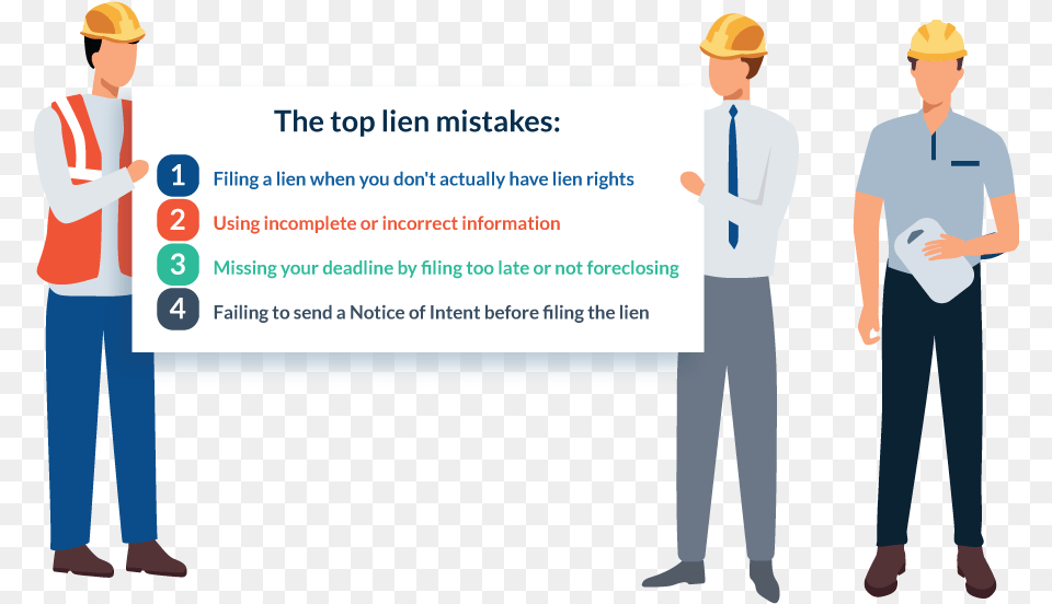 What Are The 4 Worst Mechanics Lien Mistakes That Contractors Standing, Clothing, Hardhat, Helmet, Adult Free Png