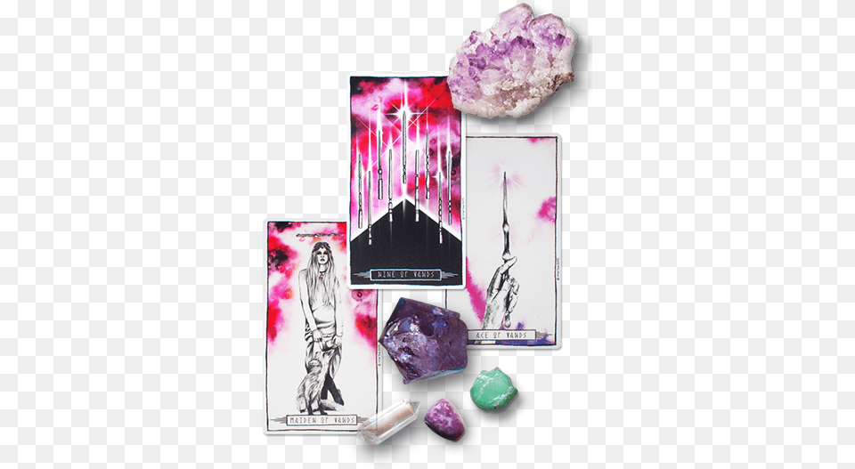 What Do The Wands Tarot Cards Mean In A Reading Peony, Accessories, Mineral, Jewelry, Gemstone Free Png