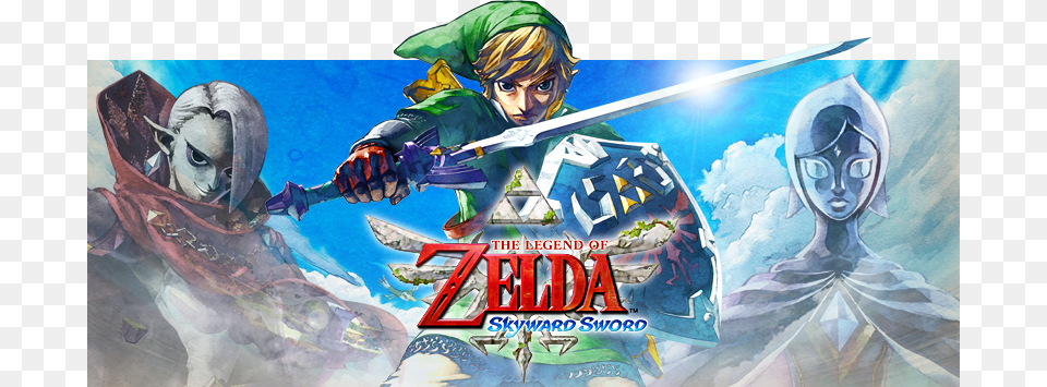 What Do You Like About The Legend Of Zelda Series Quickly Zelda Skyward Sword, Book, Comics, Publication, Person Free Png