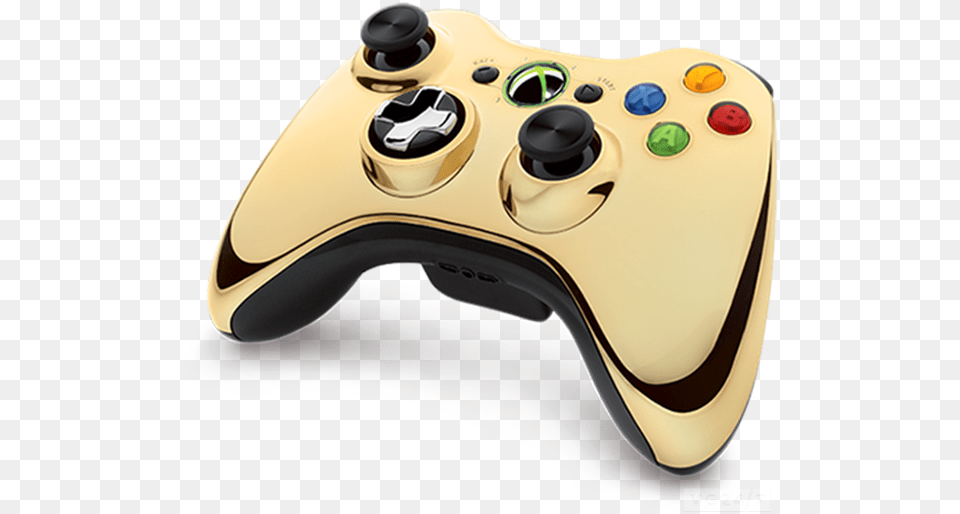 What Do You Think Xbox 360 Chrome Controller Gold, Electronics, Joystick Free Png