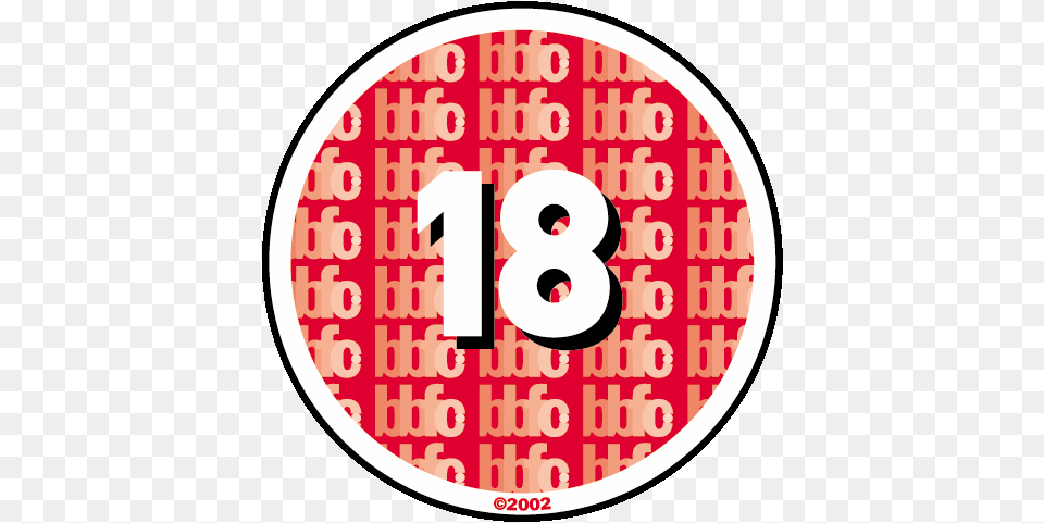 What Does The 18 Symbol Mean 18 Certificate Logo, Number, Text, Disk Free Png Download