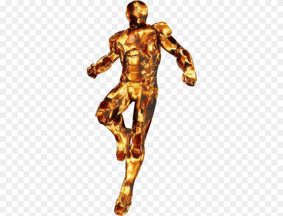 What Does The Iron Man Suit From Future Look Like If Marvel Iron Man 2099, Gold, Adult, Male, Person Free Transparent Png