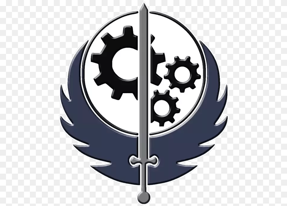 What Faction Should My Immoral Criminal Fallout 3 Brotherhood Of Steel, Machine, Chandelier, Lamp, Emblem Png