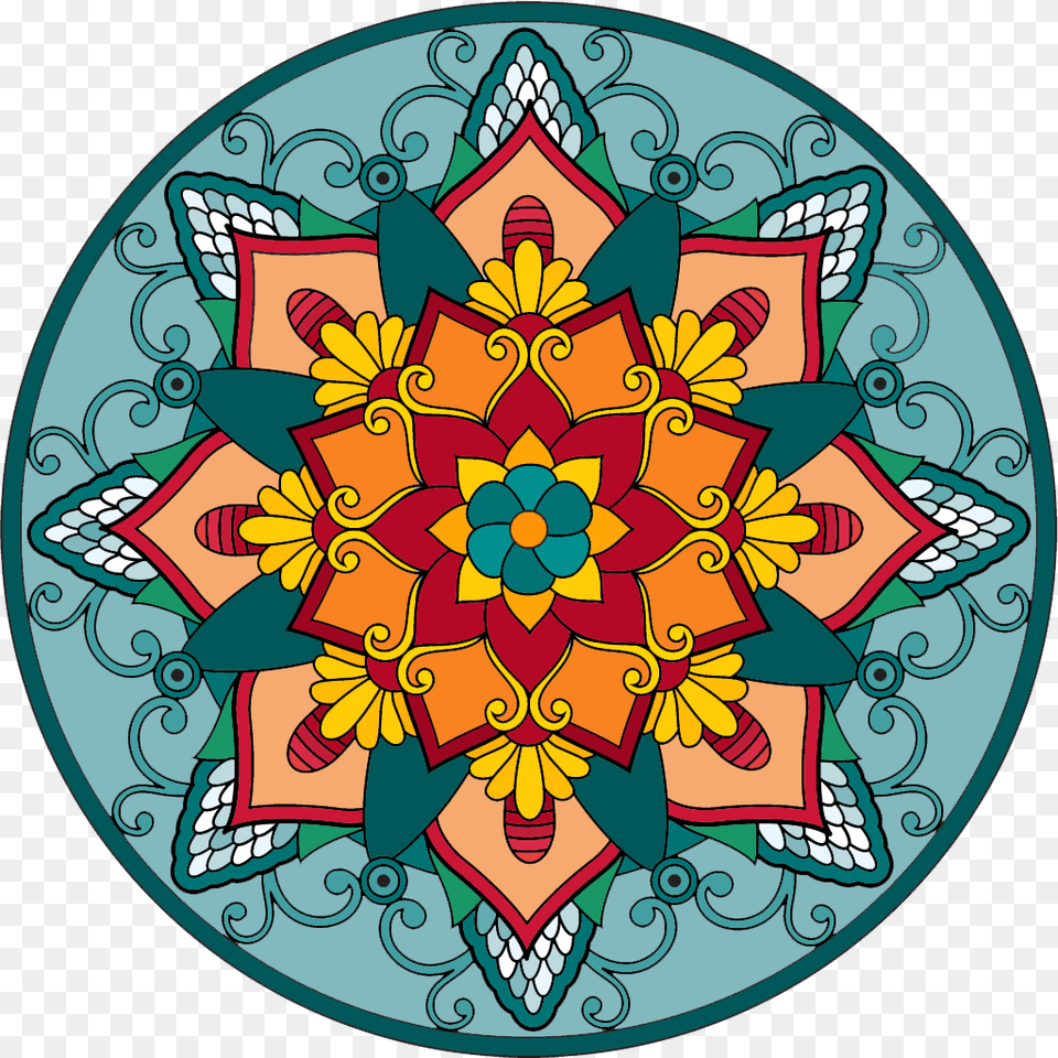 What Happens With You When You Color Mandala Coloring Pages, Art, Floral Design, Graphics, Pattern Free Transparent Png
