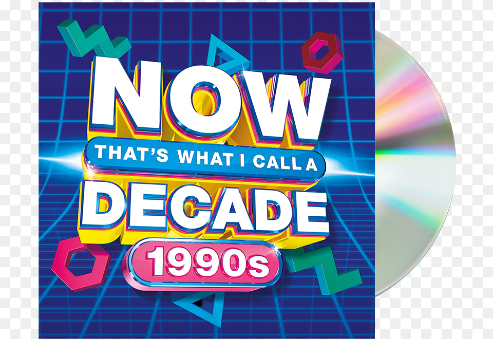 What I Call A 1990s Cd Now What I Call A Decade 1990s, Disk, Dvd Free Png Download