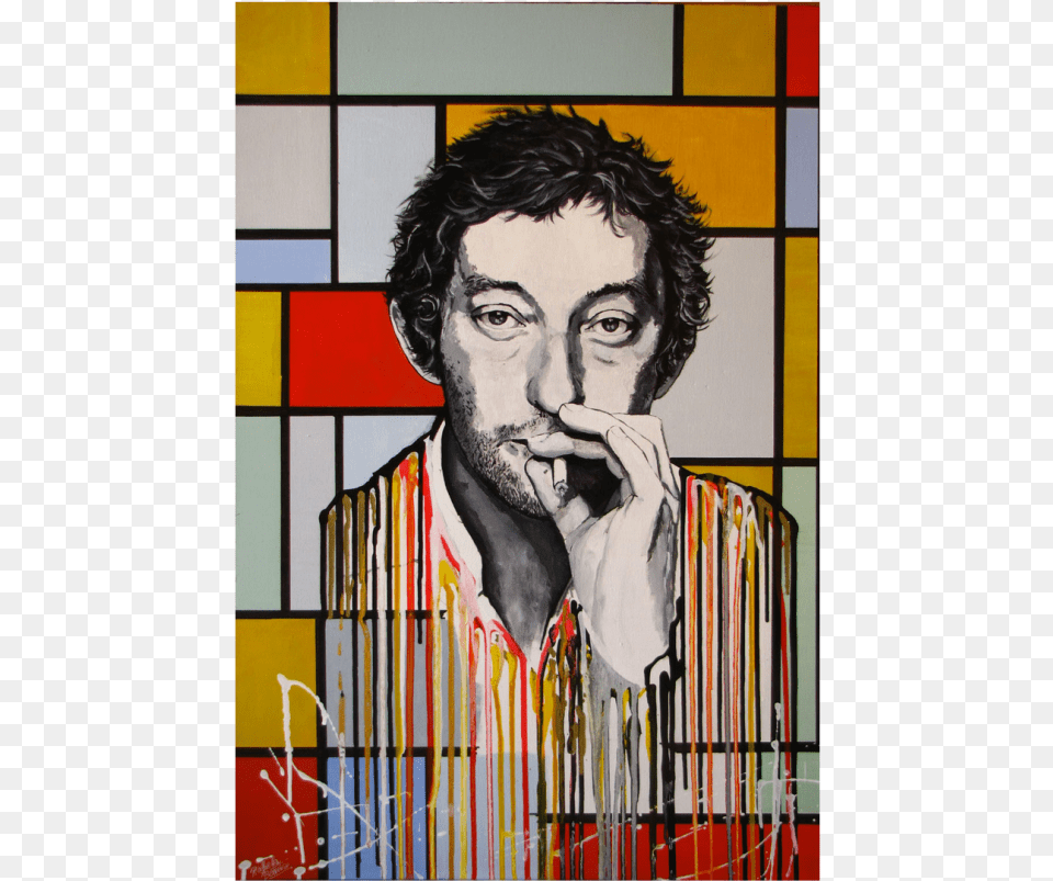 What I Do Serge Gainsbourg Paint, Art, Modern Art, Adult, Male Png