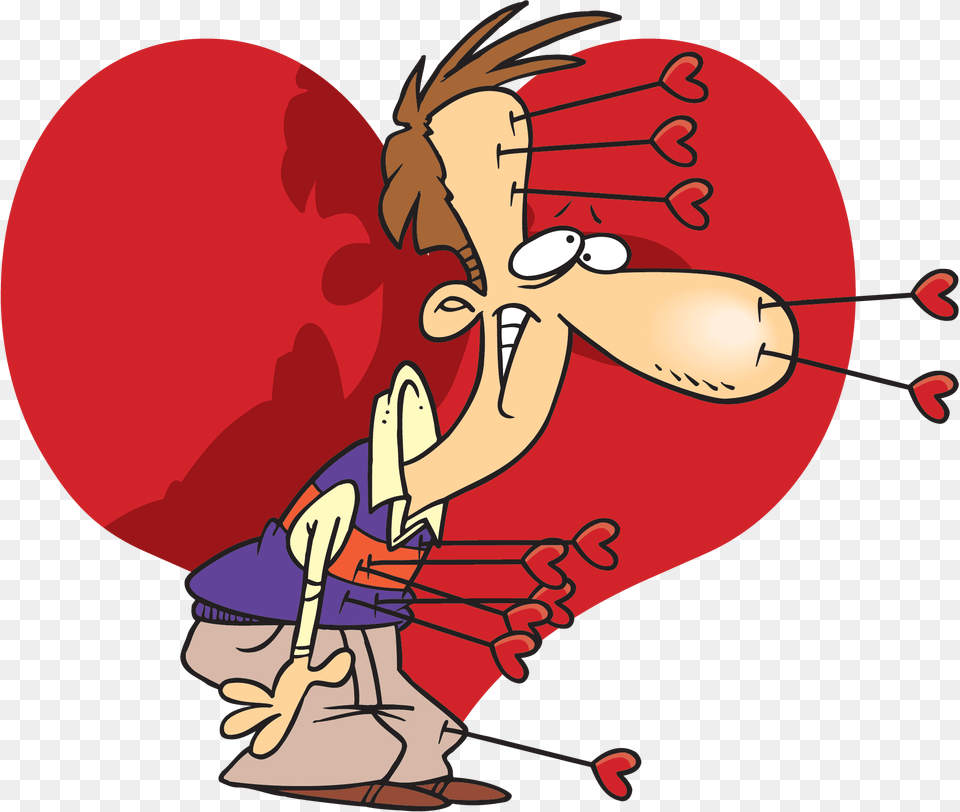 What I Love About My Job Guy In Love Cartoon, Cupid Png Image