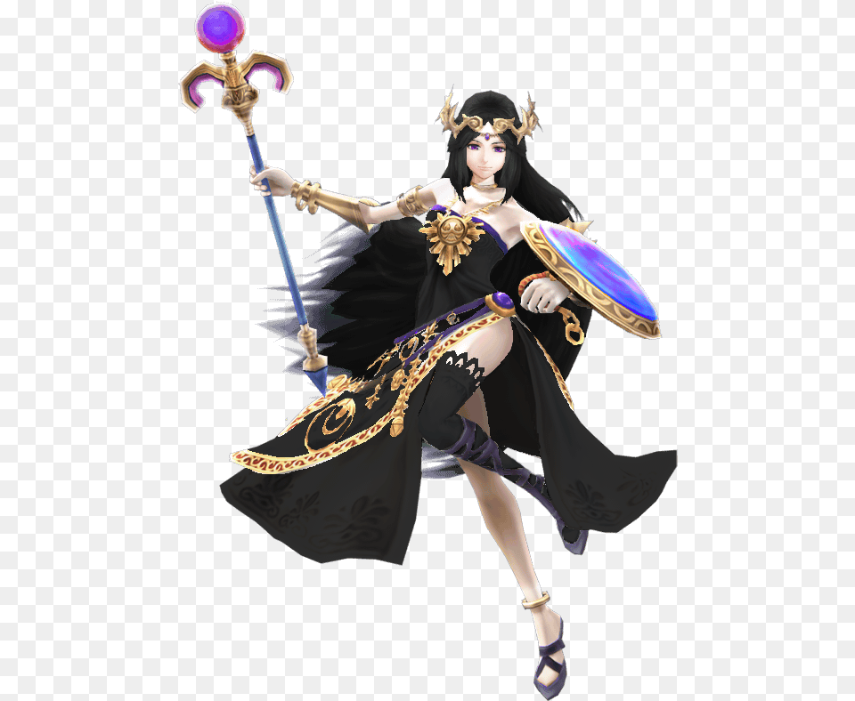 What If Dark Pit Got A Dark Palutena Palutena And Dark Pit, Clothing, Costume, Weapon, Sword Png Image