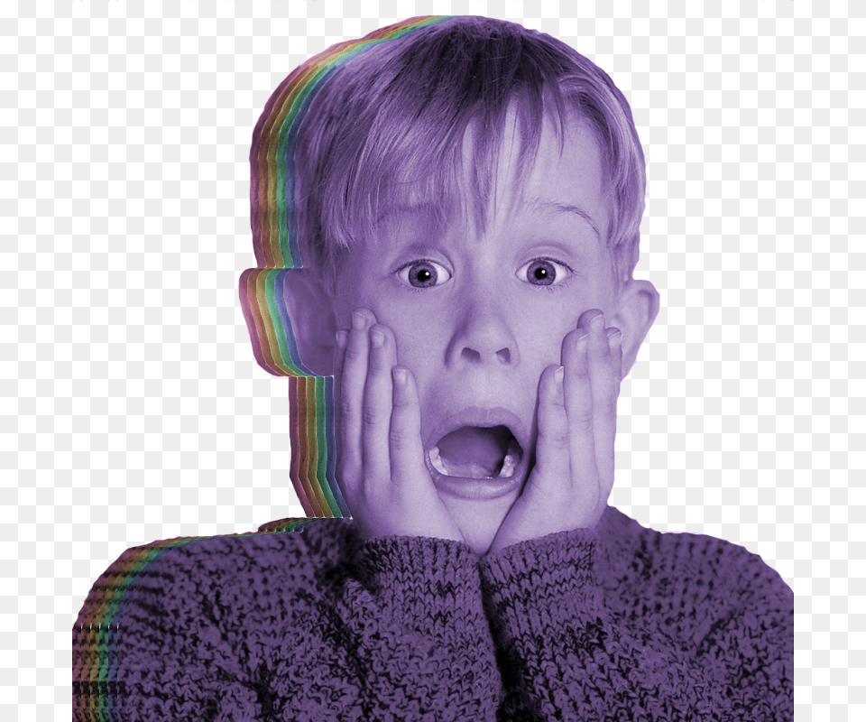 What If Home Alone Is A Metaphor For The Gay Experience Home Alone Face Meme, Baby, Portrait, Photography, Person Free Png Download