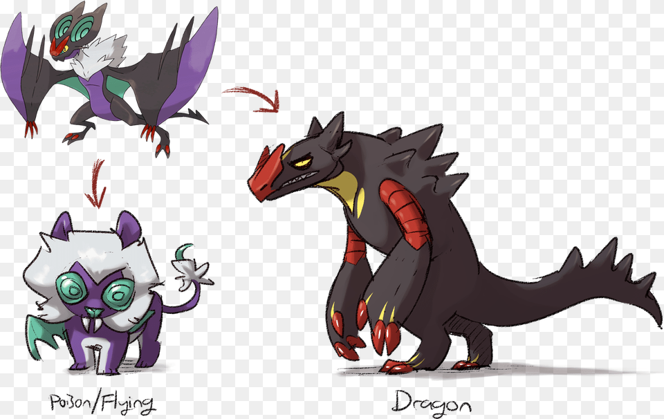 What If Pokemon Were Fusions Broken Down Into Their Pokmon Firered And Leafgreen, Face, Head, Person, Dragon Free Png Download