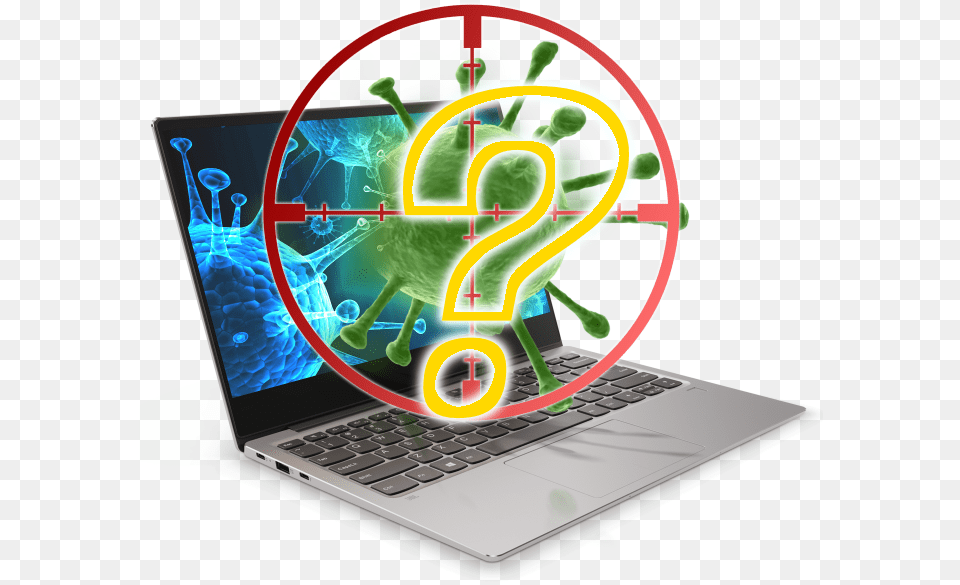 What Is A Computer Virus Actually Netbook, Electronics, Laptop, Pc, Light Free Png Download