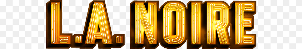 What Is It La Noire Is A Noire Police Game Set In The La Noire, Lighting, Gold, Light, Text Free Png