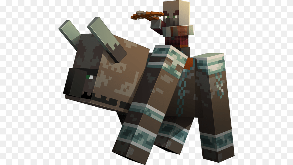 What Is The Most Difficult Mob In Minecraft Besides Minecraft Pillager Riding Ravager Free Png