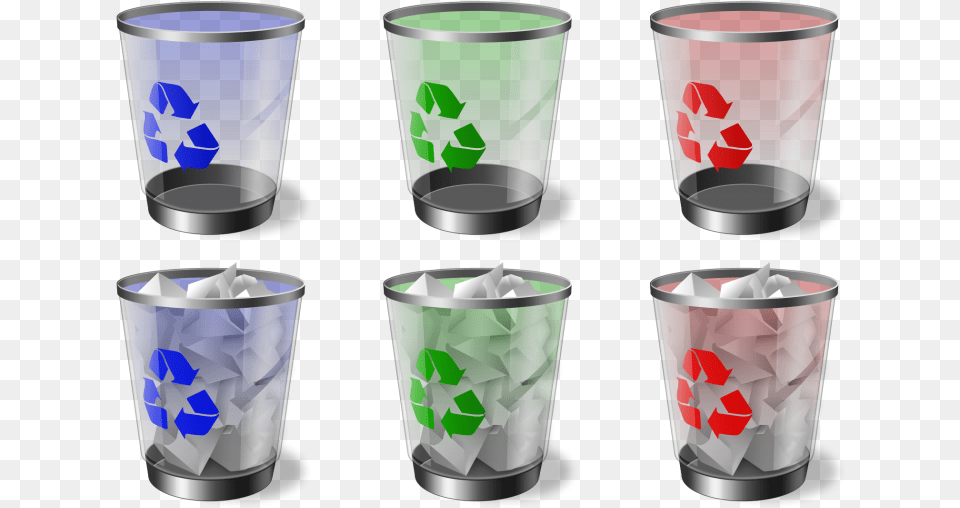 What Is The Recycle Bin And What Are Its Uses Kokocomputers Real Windows Recycle Bin, Cup, Glass, Bottle, Shaker Png