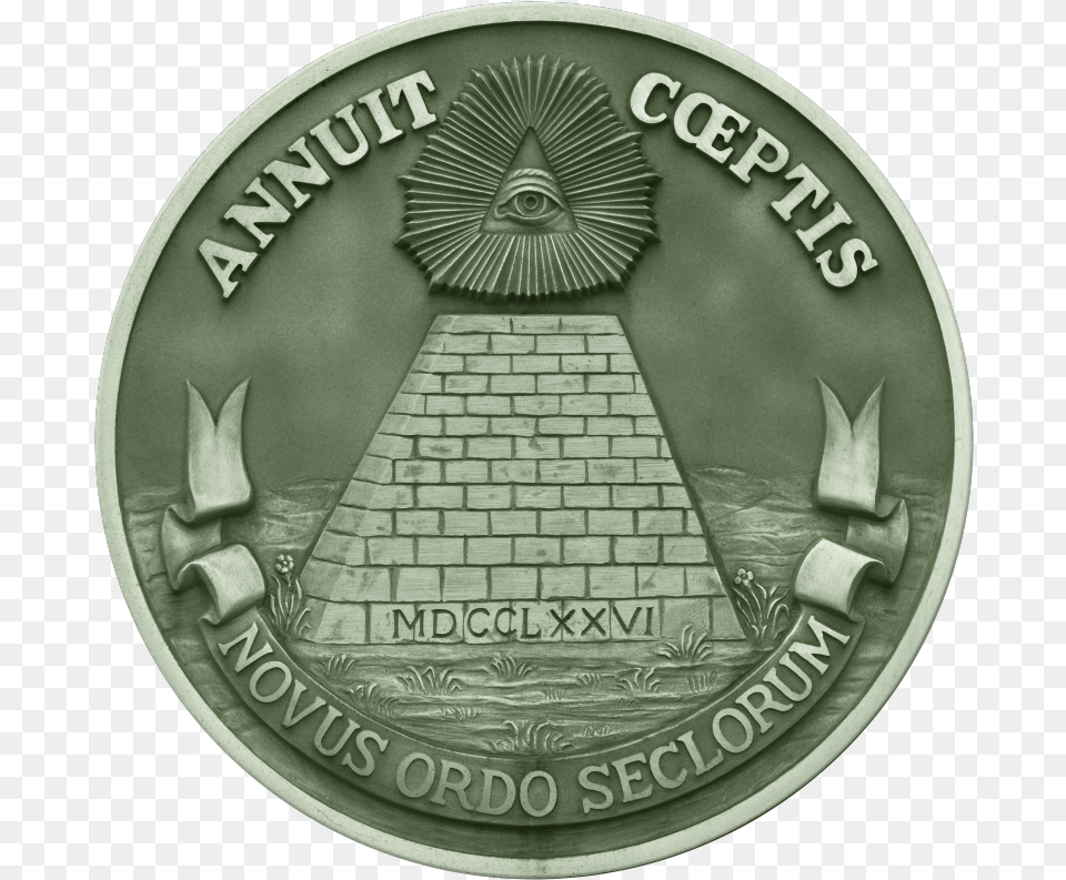 What Is The True Meaning Of The Of 39eye In Triangle39 Annuit Coeptis, Coin, Money Png Image