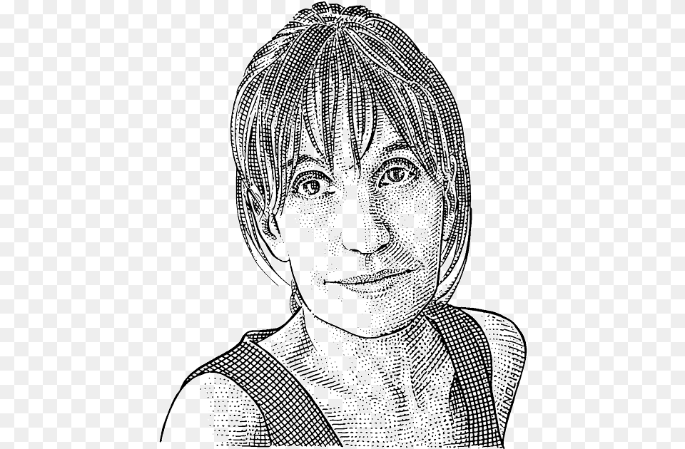 What Lorraine Kirke Is Looking Forward To This Spring Sketch, Face, Head, Person, Photography Png Image