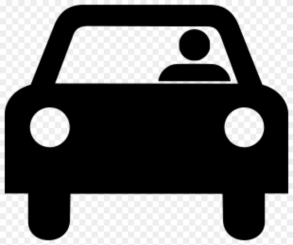 What S It Like Stick Figure Driving Car, Gray Png