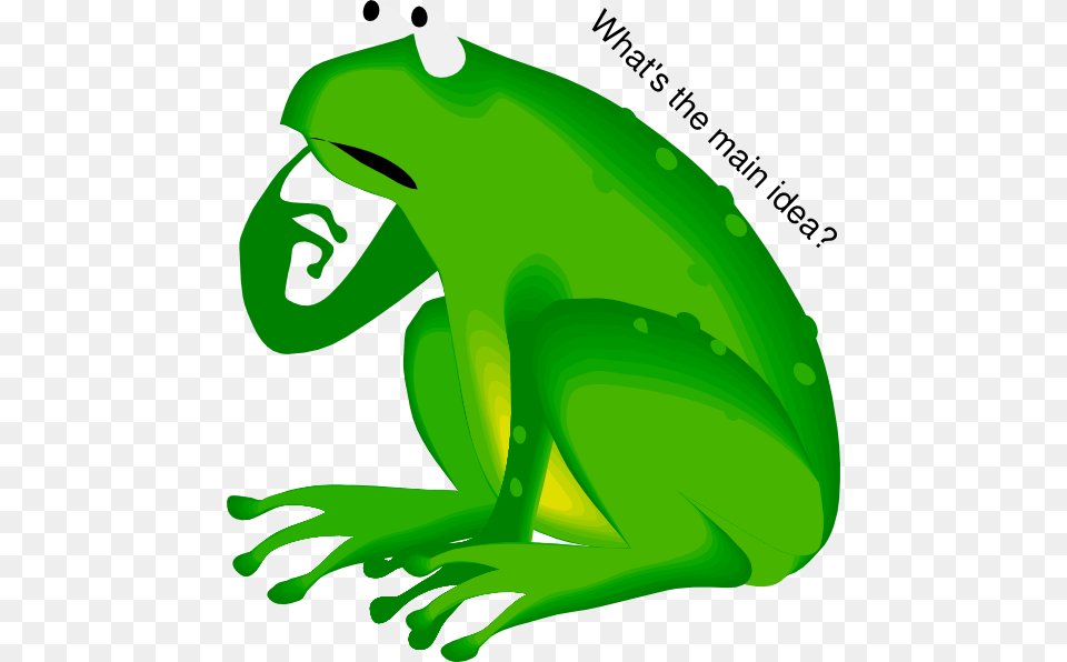 What S The Idea Clip Art, Amphibian, Animal, Frog, Wildlife Free Png Download